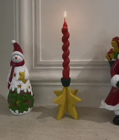 شمع مدل قلمی پیچ بسته 4 عددی