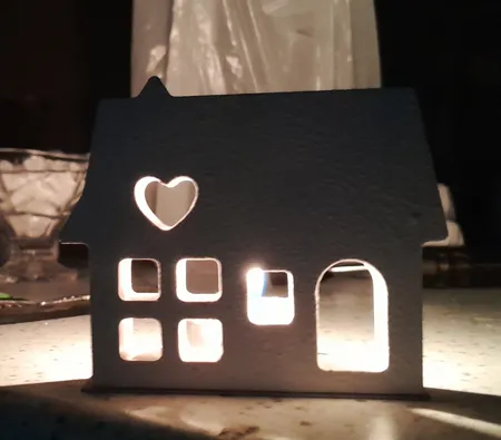 مجسمه مدل کلبه عشق مجموعه 3 عددی