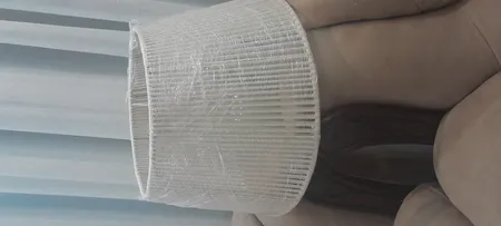 شید آباژور مدل مخروطی  نخ  مکرومه