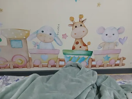 استیکر دیواری کودک راتیانا مدل animal city