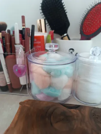 استند گوش پاک کن و پنبه آرایشی ویژن مدل پریتی کد MM01