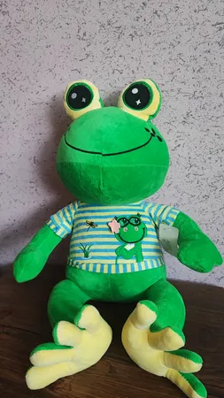 عروسک طرح قورباغه لاکچری مدل JIMI110 ارتفاع 55 سانتی‌متر