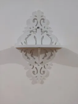 شلف دیواری مدل لوزی کد 09030035 سایز متوسط