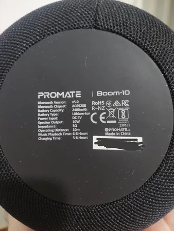 اسپیکر بلوتوثی قابل حمل پرومیت مدل BOOM-10