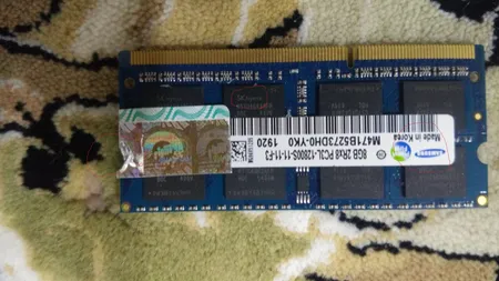 رم لپ تاپ DDR3 تک کاناله 1600 مگاهرتز CL11 سامسونگ مدل PC3L ظرفیت 8 گیگابایت
