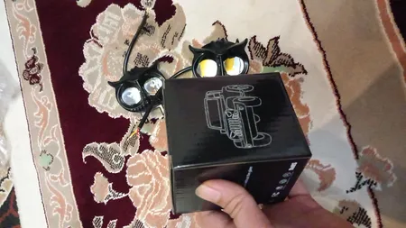 پرژکتور دو کنتاکت خودرو طرح جغد بسته دو عددی