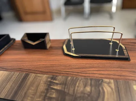 ست لوازم اداری رومیزی مدل آونگ دکو A707 مجموعه 10 عددی