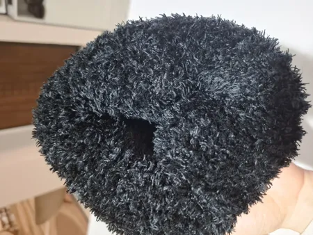 کلاه بافتنی سام مدل داخل خز لبه برگرد کد 202