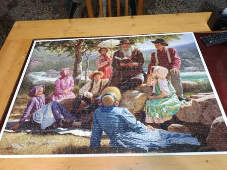 پازل 1000 تکه فاکس پازل طرح مدرسه آفتاب کد 62242