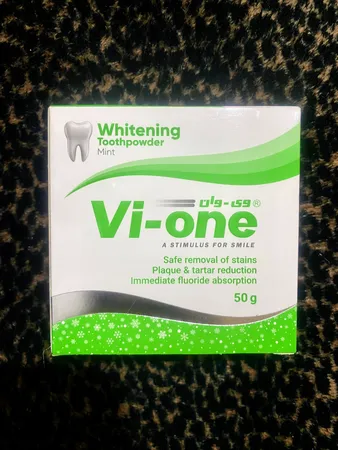 پودر سفید کننده دندان وی وان مدل Mint وزن 50 گرم