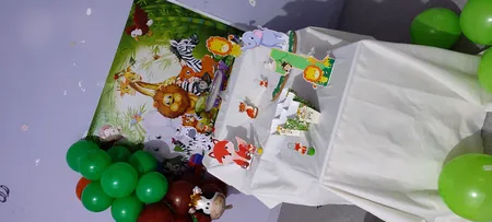 بنر تولد طرح حیوانات جنگل کد 1109