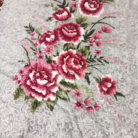پتو گلبافت مدل برتر گلدار کد 110 سایز 240x220 سانتی متر