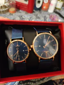 تجریه خرید ست ساعت مچی عقربه ای زنانه و مردانه نیوی فورس مدل NF3008G