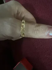 تجریه خرید انگشتر طلا 18 عیار زنانه طلای کامک مدل A1 سایز 58