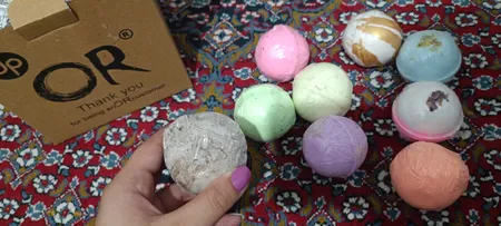 کوکتل نمک حمام اور مدل Mix Pedicure وزن 900 گرم بسته 9 عددی