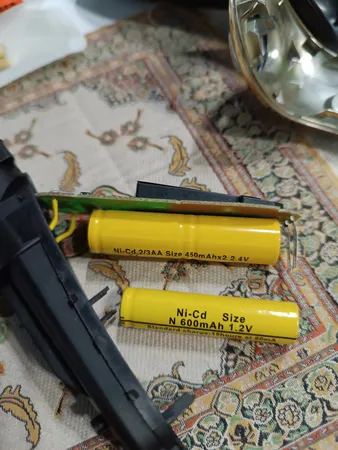 باطری ماشین اصلاح مدل 657 مجموعه 2 عددی