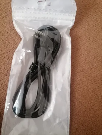 کابل برق سه پین منبع تغذیه کامپیوتر مدل TUR 16A power طول 1.5 متر