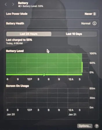 لپ تاپ 13.6 اینچی اپل مدل MacBook Air MC7X4 2022 LLA-M2-16GB RAM-256GB SSD