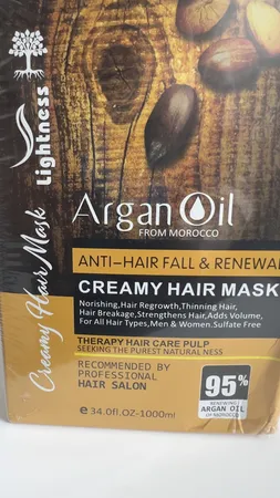 ماسک مو کراتینه لایتنس مدل فری سولفات حجم 1000 میلی لیتر