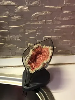 جا صابونی طرح گلبرگ مدل H109