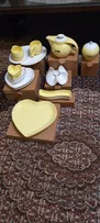 ست صبحانه خوری 17 پارچه آی سرام طرح ریتا مدل 4025