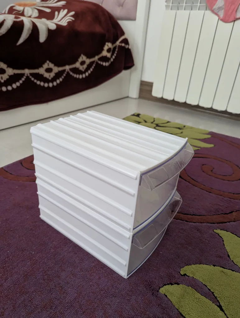 فایل کشویی مدل کریستالی تک کشو کد 401