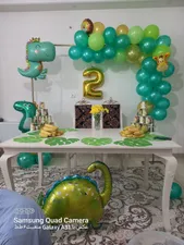 تجریه خرید بادکنک فویلی لاکی بالونز طرح دایناسور گردن دراز کد 1002