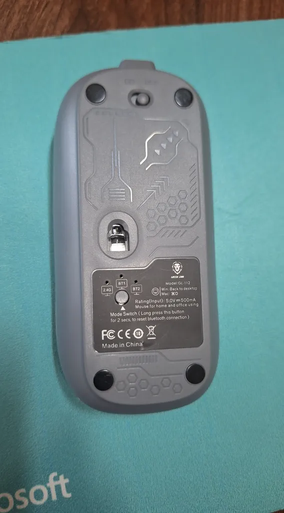 ماوس بی سیم گرین لاین مدل Transparent Mouse 2