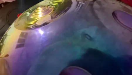 هنگ درام آرشا مدل هفت رنگ تیتانیوم