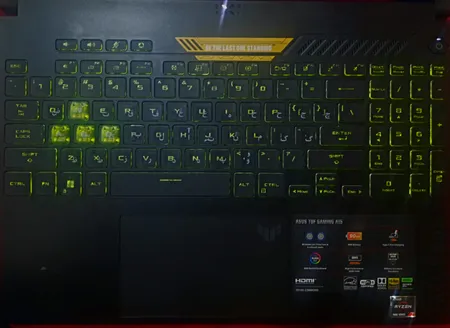 برچسب حروف فارسی کیبورد مدل MM01