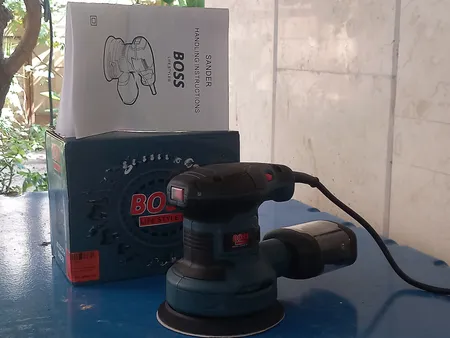 دستگاه سنباده زن برقی باس مدل مشتی کد BS123GL279-6