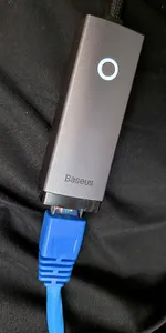 تجریه خرید مبدل USB-C به RJ45 LAN باسئوس مدل BS-OH008 1Gbps