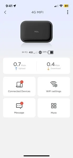 مودم همراه 4G آلکاتل مدل MW12VK CAT12