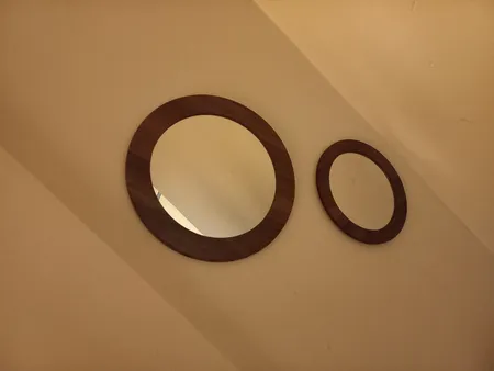 آینه مدل  گرد الف دلسا کد 432 مجموعه 3 عددی