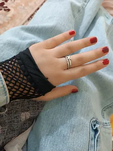 تجریه خرید ساق دست زنانه مدل فیش نت دو انگشتی