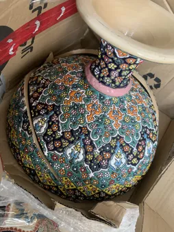 میوه خوری میناکاری مدل گزی کد s18