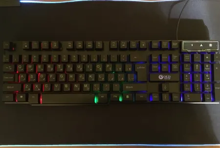 کیبورد مخصوص بازی گلد اسکار مدل KB7123