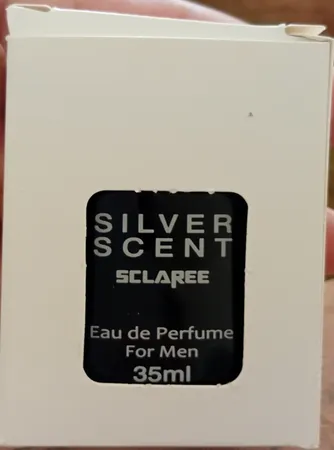 عطر جیبی مردانه اسکلاره مدل Silver Scent با رایحه گرم و تند حجم 35 میلی لیتر