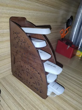 جا کنترلی اس ای دکور مدل گل 01 ظرفیت 6 عدد