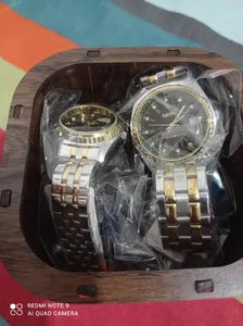 تجریه خرید ست ساعت مچی عقربه ای زنانه و مردانه اسکمی مدل 9098 کد 04