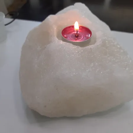 جا شمعی سنگ نمک مدل MT402