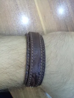 دستبند چرم وارک مدل رهام کد rb237