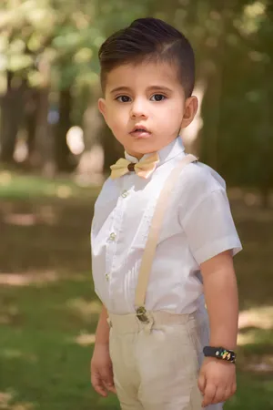 ست ساسبند و پاپیون پسرانه سی اچ آر مدل  KTIE032CMCM