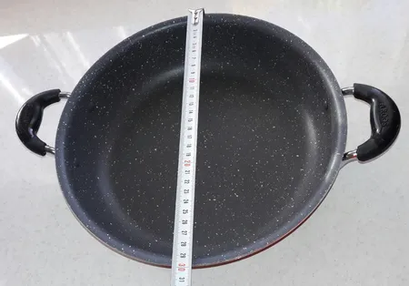 تابه دو دسته عروس مدل درب فلزی سایز 30