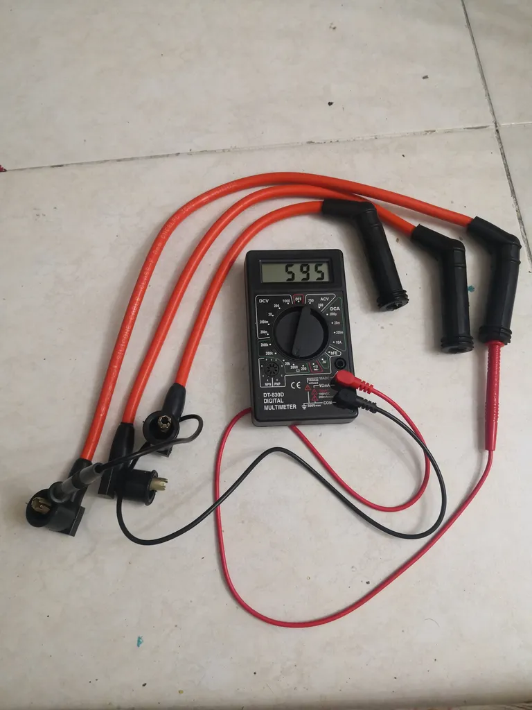 وایر شمع تقویتی خودرو ان جی کی کد NGK03 مناسب برای  پراید زیمنس دوگانه سوز بسته 4 عددی