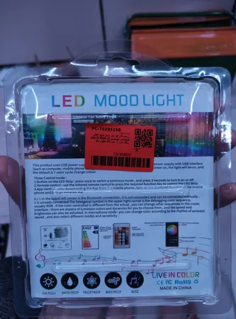 ریسه ال ای دی مدل فول کالر هوشمند بلوتوثی کد RGB IC usb 5v طول 10 متر