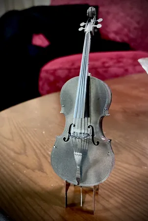پازل فلزی سه بعدی مدل Violoncello