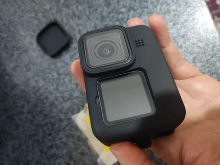 محافظ صفحه نمایش و لنز دوربین مدل He10 مناسب برای دوربین ورزشی گوپرو Hero 10 / 11 مجموعه 3 عددی