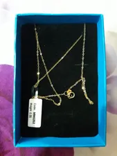 تجریه خرید زنجیر طلا 18 عیار زنانه ماهک مدل MM0353