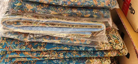 رومیزی ترمه نگین خاتم یزد طرح افشاری کد ABDR3